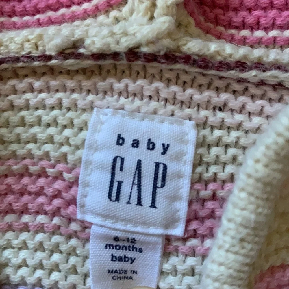 Gap Stripe Cardigan Hoodie Sweater with ears